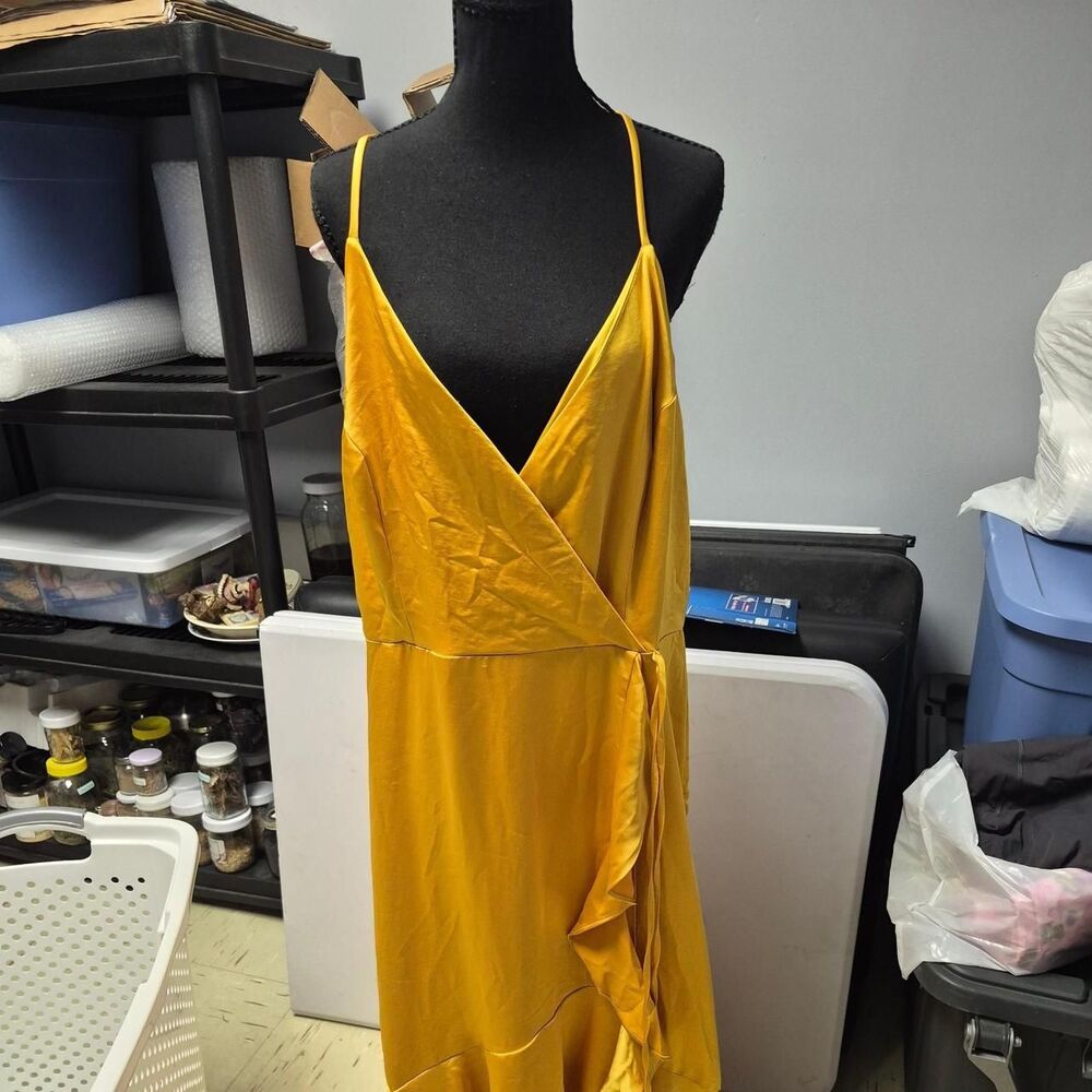 Nine-west Women's Yellow and Gold Dress